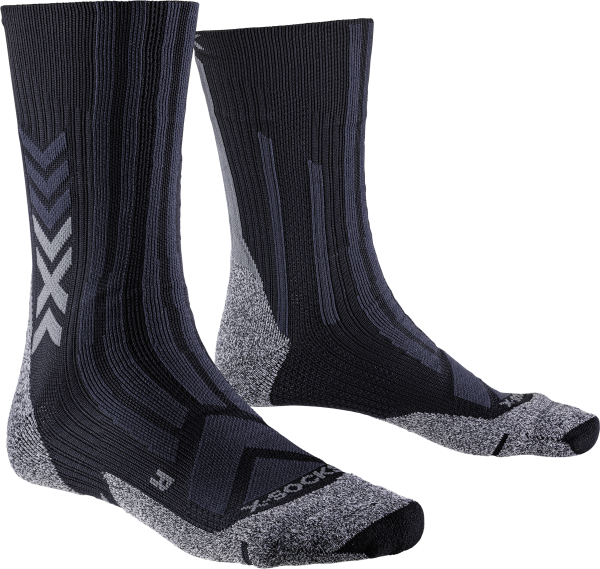 X-SOCKS Men Trek Perform Dual Layer Crew black/charcoal