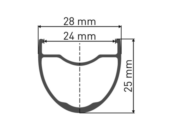 GR 531 Felge DB 700c 24 24L