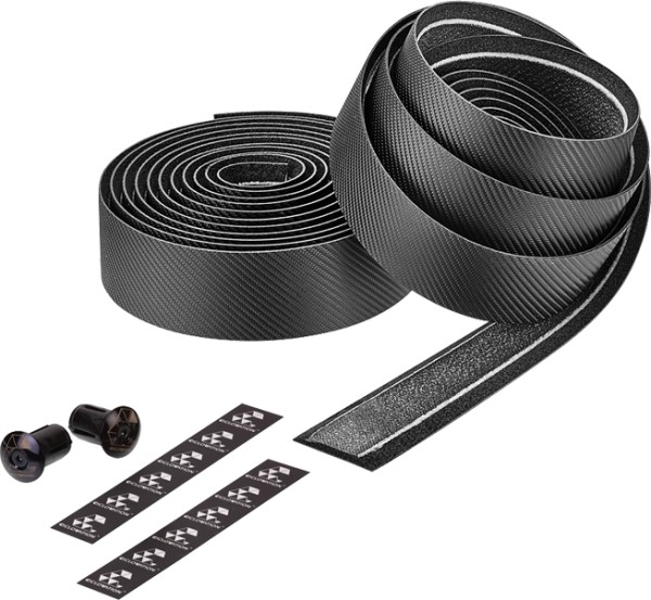 Ciclovation Lenkerband Leather Touch 2D 3.0mm, PU Based, 2000 x 30mm Carbon Black