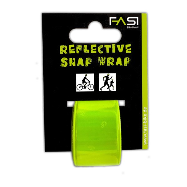 Fasi Snap Wrap Reflektorband 30 mm gelb