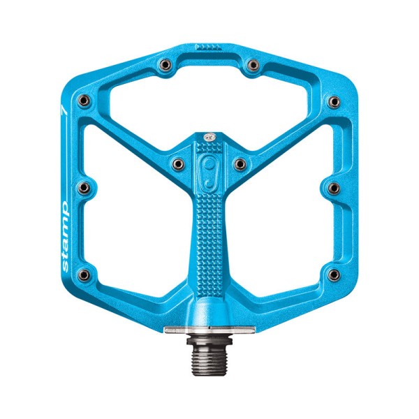 Crankbrothers Pedal Stamp 7 large electric blue