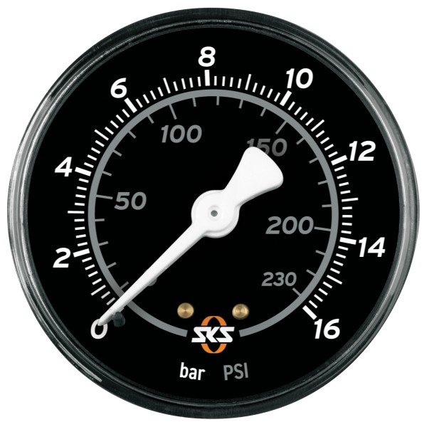 SKS Manometer Q63 mm 16 bar