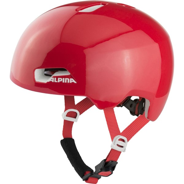 Helm Alpina Hackney Red gloss 51-56cm