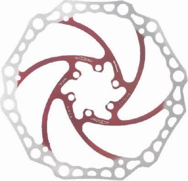 Alligator Disc Brake 160mm Red