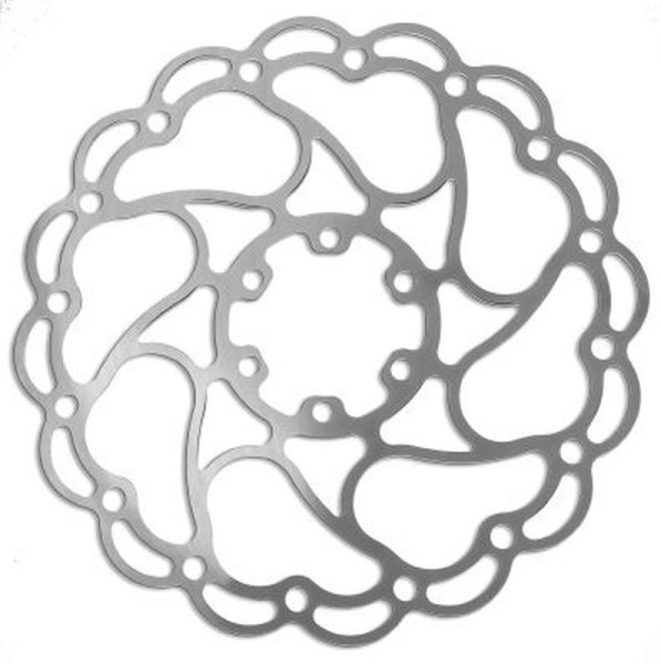Alligator Disc Brake 180mm Silver