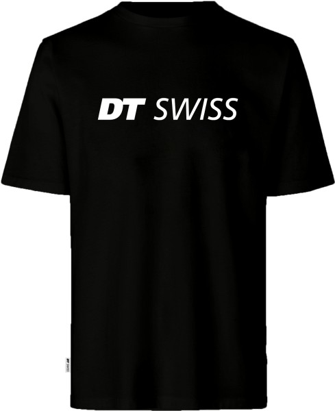 DT Swiss T-Shirt Classic Logo M, Unisex, Baumwolle, schwarz