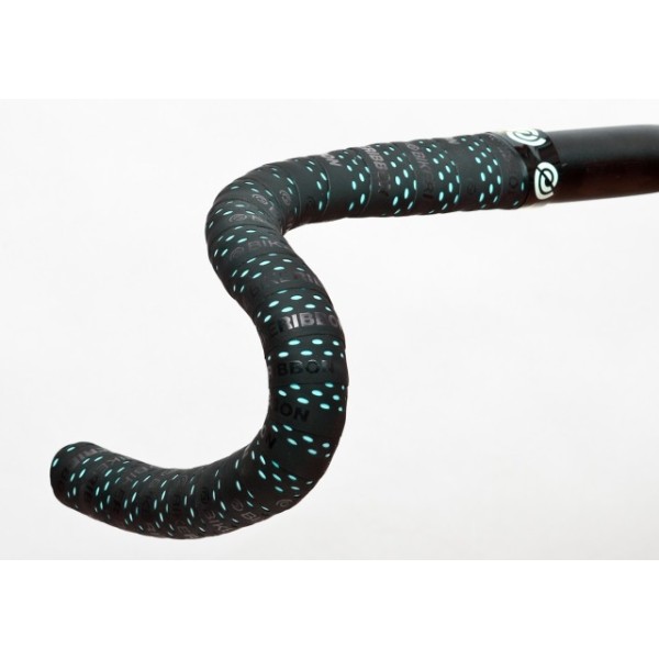 Bike Ribbon Lenkerband Drops schwarz mit minten Tropfen