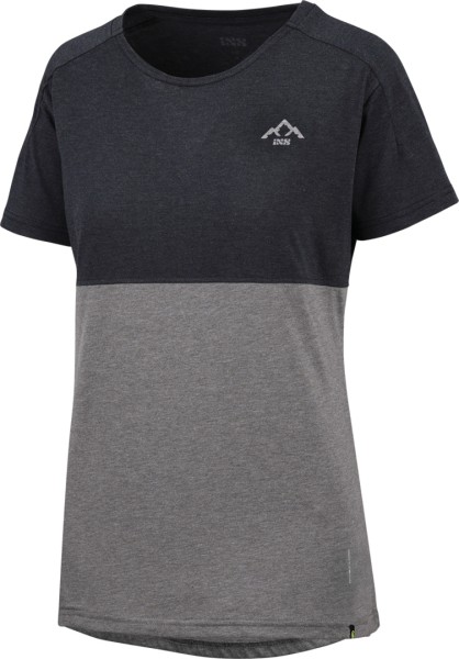 iXS Women' s Flow Mountain Tech Tee schwarz-graphite 44