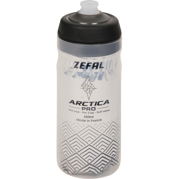 Zefal Bidon, ARCTICA PRO 55, isoliert, 550 ml, silber-schwarz