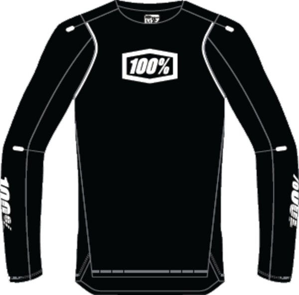 R-CORE-X Long Sleeve Jersey schwarz 2XL