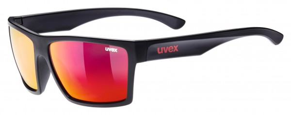 uvex lgl 29 black mat / mirror red