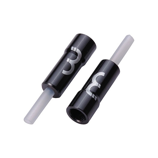 BBB Anschlaghülse Alu 4mm schwarz für Teflonkabel, 50 Stck