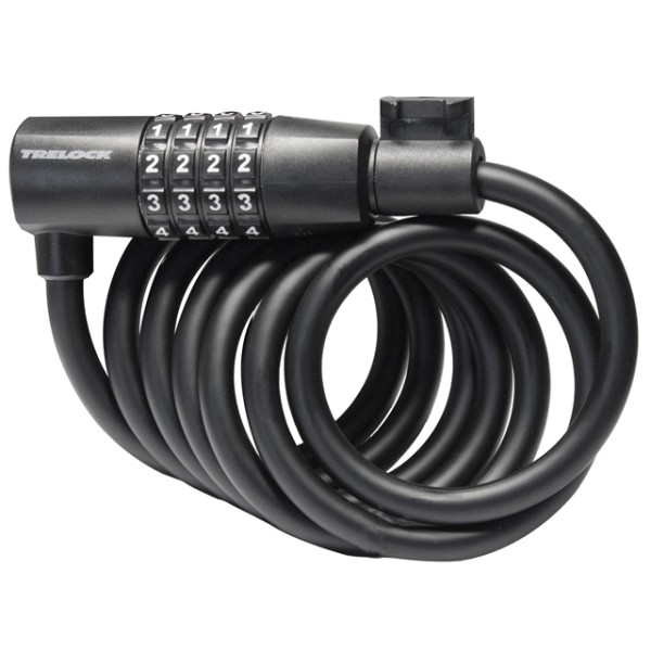 Trelock Spiralkabelschloss SK 108 CODE schwarz