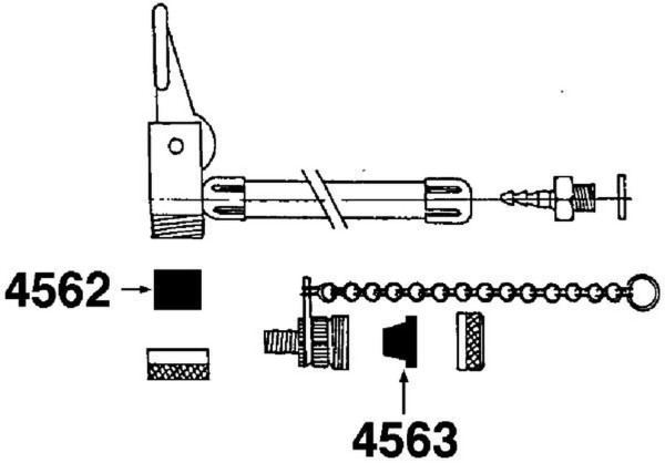 SKS Gummieinsatz Hebelstecker