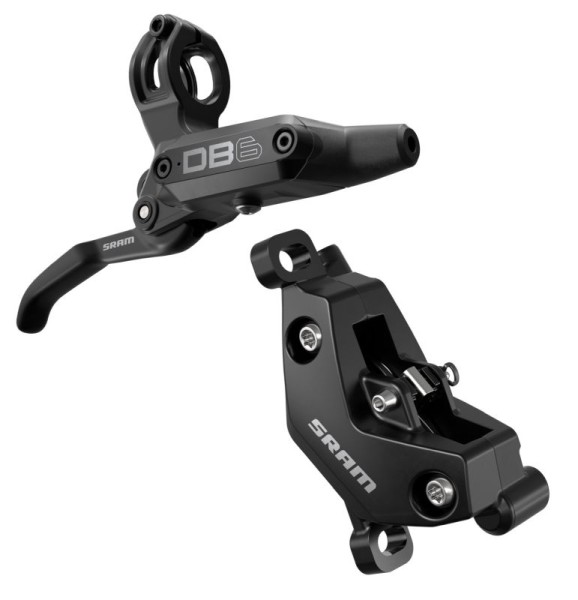 DB6 Alu Rear 4-Kolben, Diffusion Black Ano A1