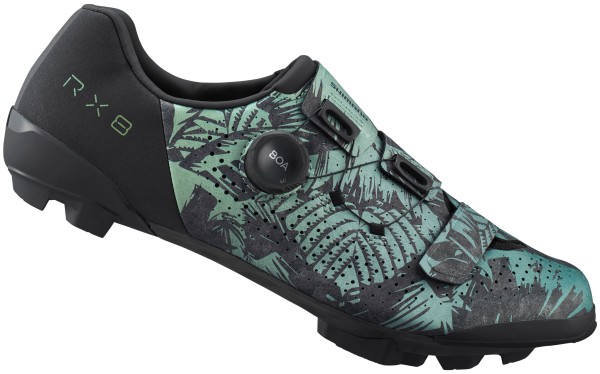 Shimano Men Gravel SH-RX8 chaussres SPD tropical leaves 40