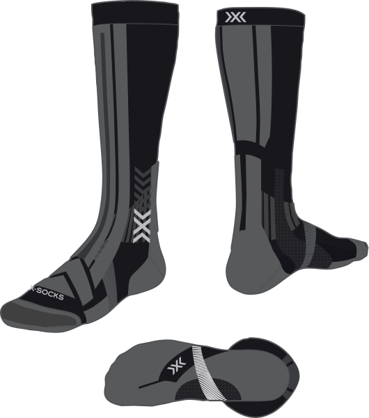 X-SOCKS Men Mountain Perform OTC black/charcoal
