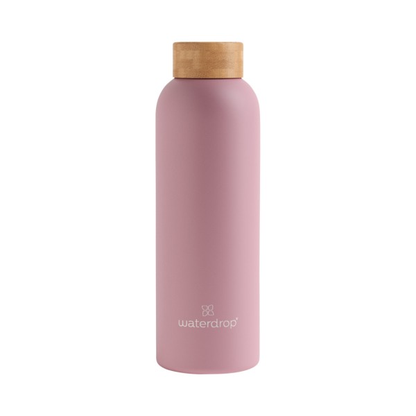 waterdrop Steel Bottle Pastel Pink Matt / 0.6l