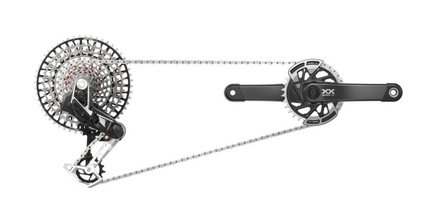 Sram XX Eagle T-Type Powermeter Groupset 170 32Z, RD, Controller, Kette, Kassette