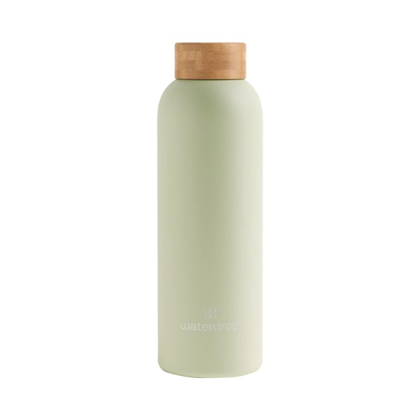 waterdrop Steel Bottle Pastel Olivgrün Matt / 0.6l