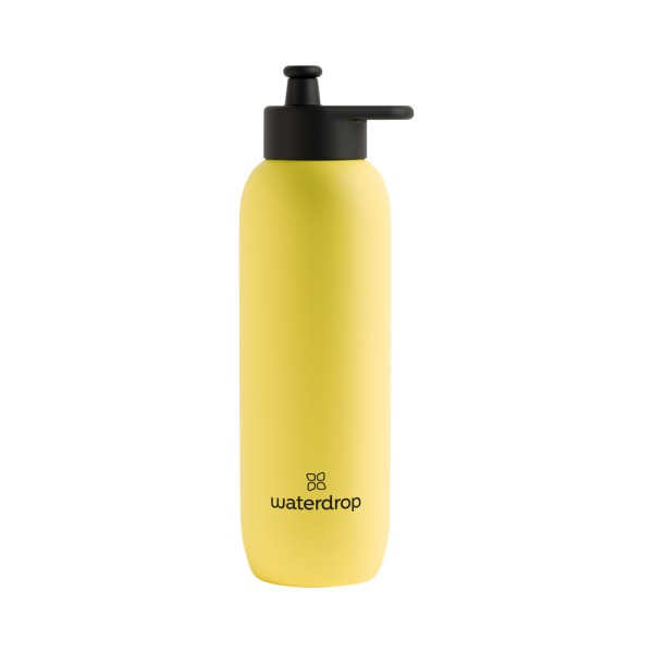 waterdrop Sports Bottle, Leuchtgelb / 0.6l