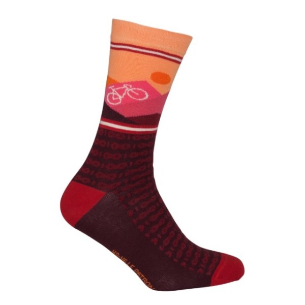 Le Patron Mountain Socks bordeaux 43-46
