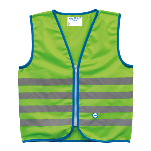 Wowow Leuchtweste FUN JACKET KIDS, grün, S