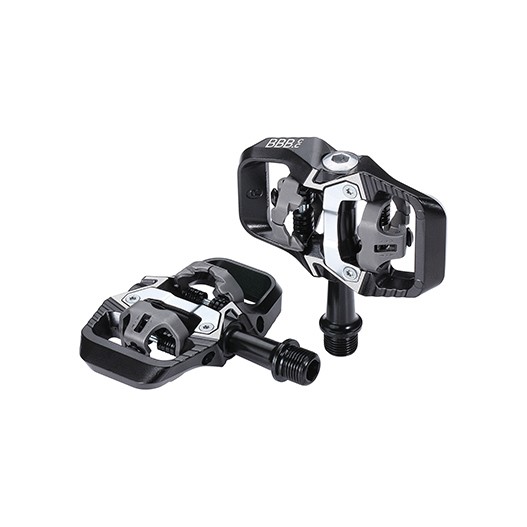 BBB Pedal SPD-Flat 90x60mm Alu schwarz optimal fr MTB/Gravel/CX