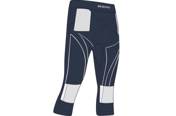 X-BIONIC Men Energy Accumulator 4.0 Pants 3/4 marine/optical white