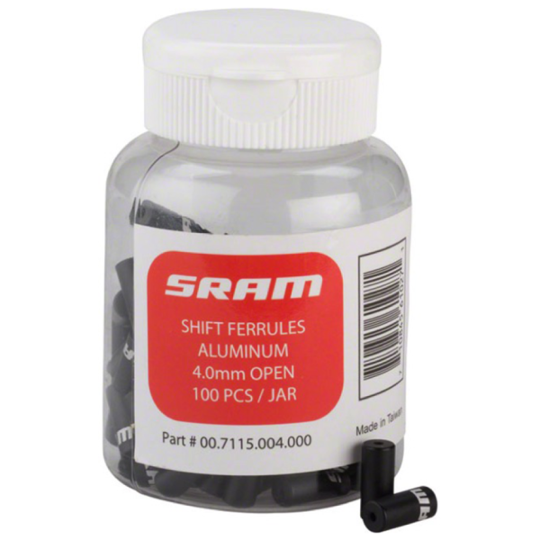 Sram Anschlaghülsen Shift Cable End Caps 4mm Qty 100 N/A