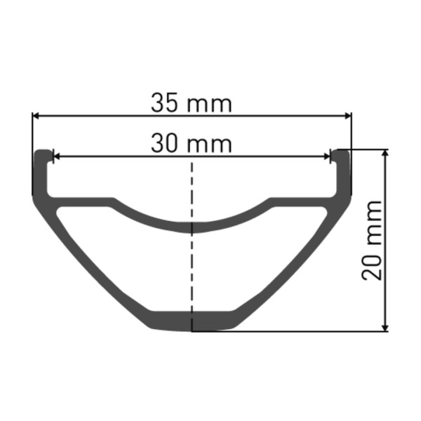 E 1900 SPLINE Laufrad 29" CL 30 148/12 MS