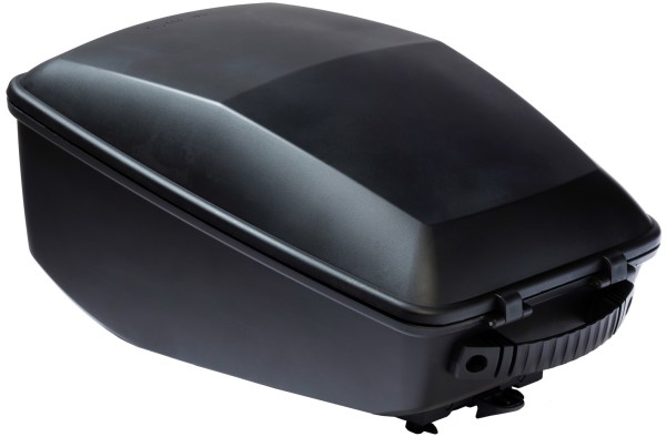 Gepäckträgerbox Tour Box, schwarz, 40 x 27 x 22cm, mit Snap-it Adapter