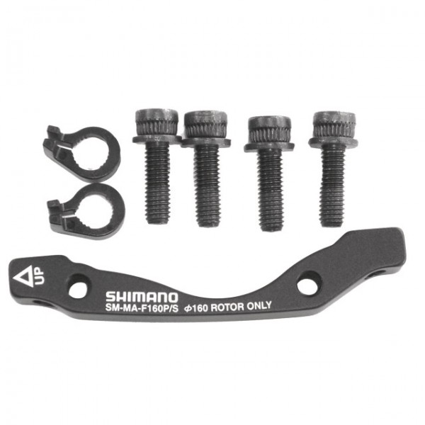 Shimano Scheibenbrems-Adapter SM-MA Postmount> Standard 203 mm mit Schrauben/Stop-Ring