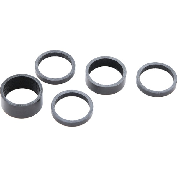 Contec Carbon Spacer Set 5-teilig schwarz