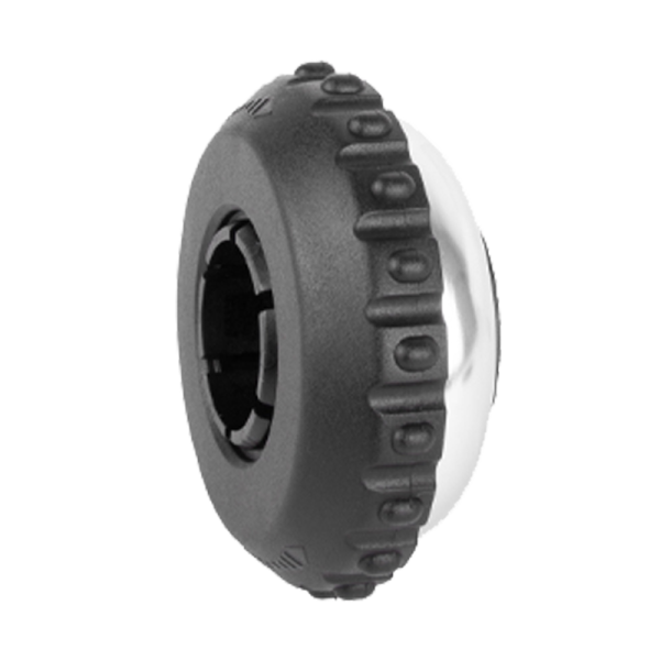 Drehgriffglocke, Ergotec 22.2 mm black/silver