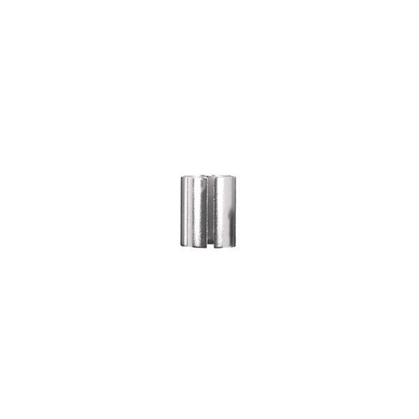 Ergotec Muffe, 25.4 auf 28.6 Aluminium silver zu Ahead Adapterset