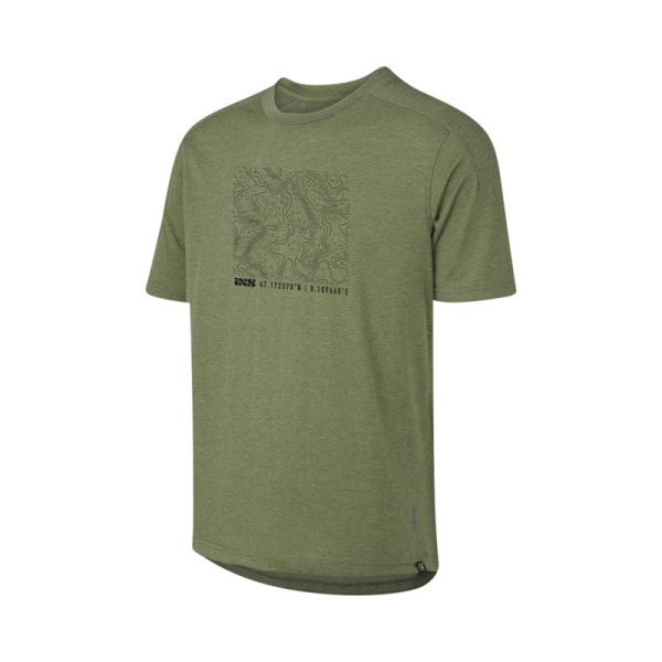 FlowTech Kids Tee (contour) olive KM