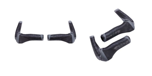 Ergogriff 133mm, Barend 85mm schwarzgrau