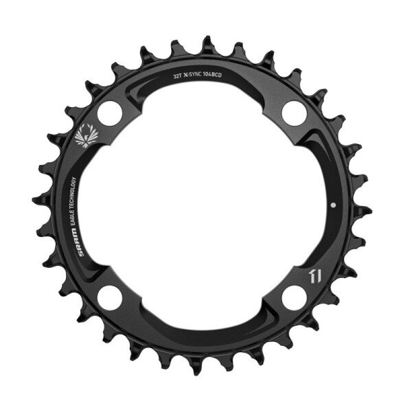 Sram Kettenblatt X-SYNC 2 Eagle 30Z 94 BCD Alu Black, Light Powered E-MTB