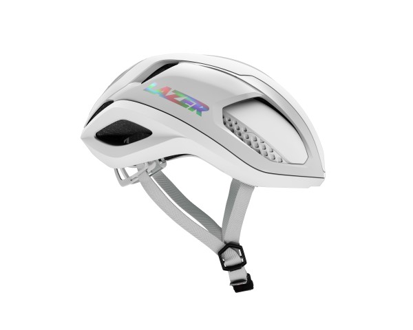 LAZER Unisex Road Vento KinetiCore Helm pure white
