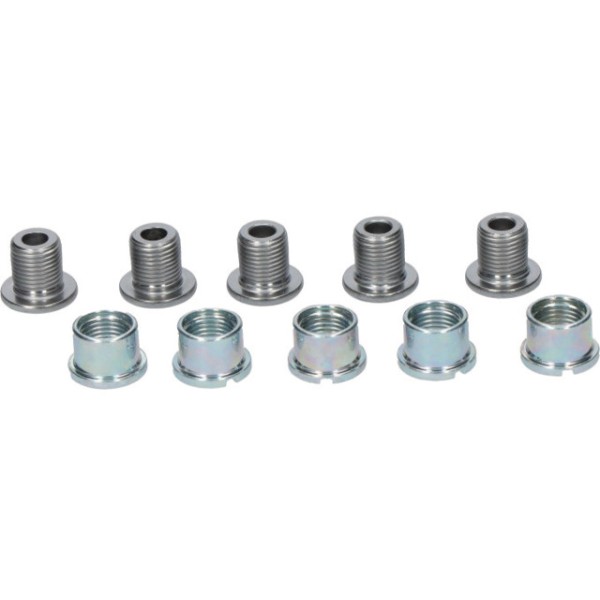 Shimano Kettenradschraube M8x8.5mm mit Mutter 5Stk. FC-S500
