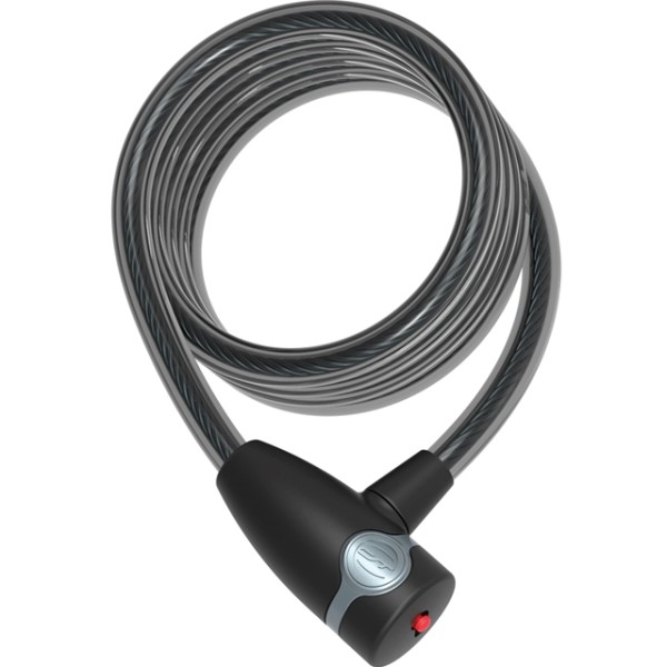 Contec Ecoloc Spiralkabelschloss 10mm Schwarz