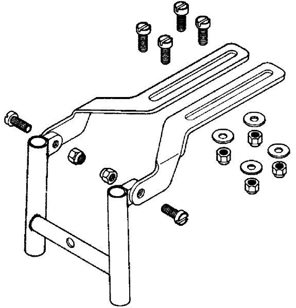 Pletscher Gepäckträger Bef. silber