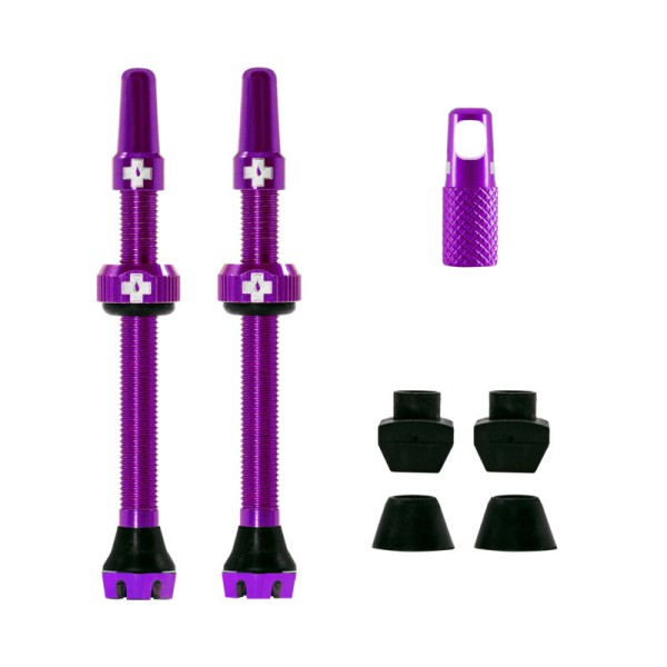 Muc-Off V2 Tubeless Valve Kit 60mm/purple