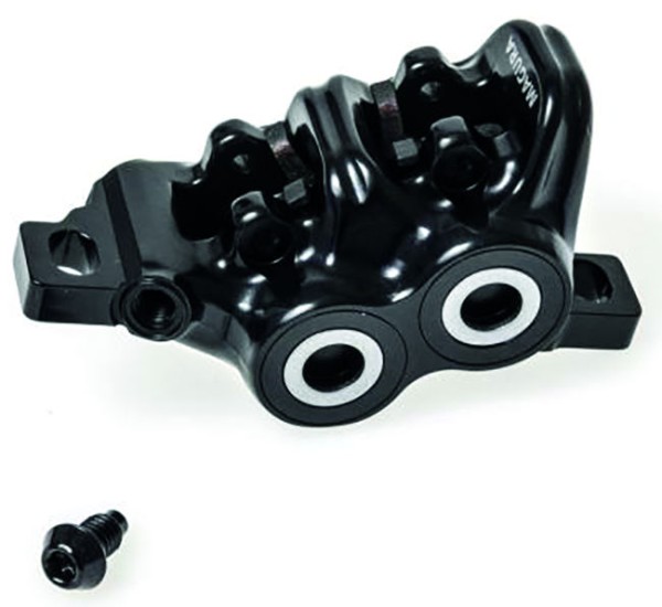 Magura Bremssattel MT5 Schwarz Blende Silber Banjo Inkl. Belag ab MY2015