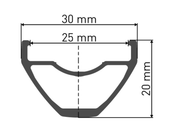 H 522 Felge DB 29" 25 32L