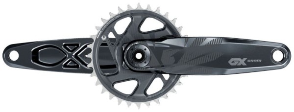 Sram Kettenradgarnitur GX Eagle Boost DUB 170mm 32T 55mm Chainline Lunar Grey