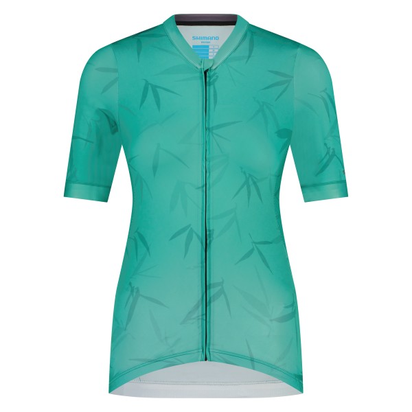 Shimano Women Veloce SS JRSY green, XS