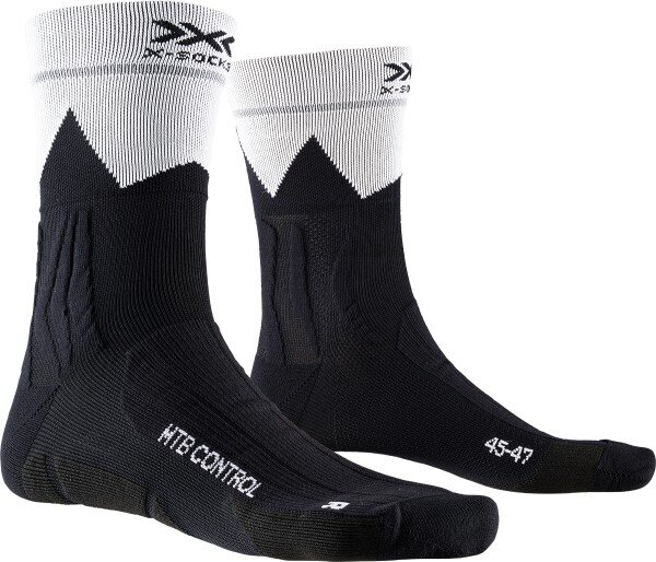 X-SOCKS Men MTB Control opal black/zigzag