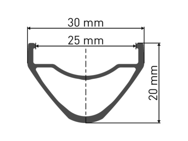 XM 421 Felge DB 27.5" 25 28L